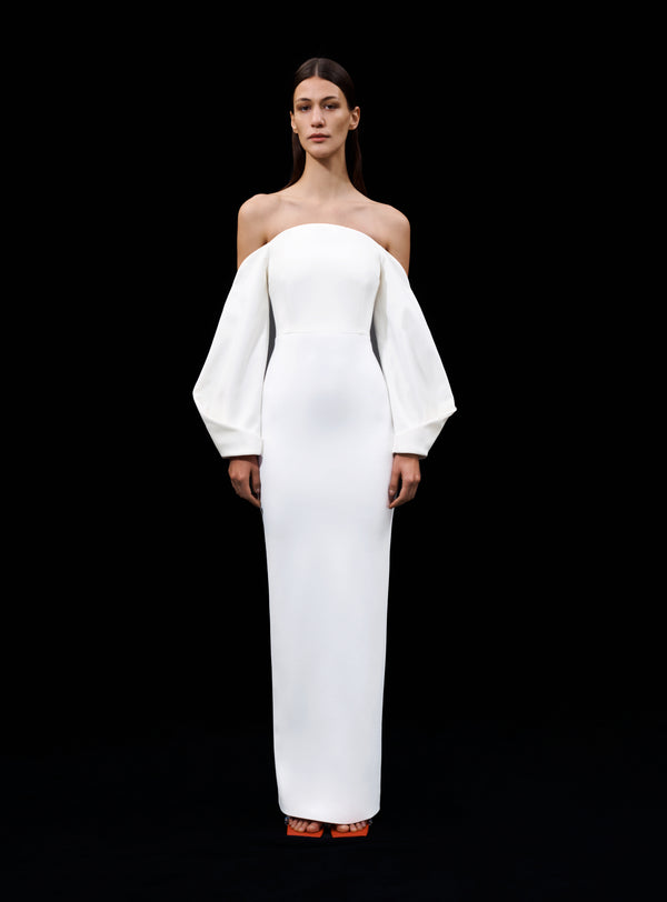 solace london The Lotta Maxi Dress in Cream