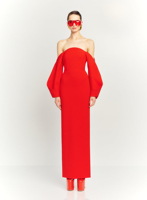 solace london The Lotta Maxi Dress in Red