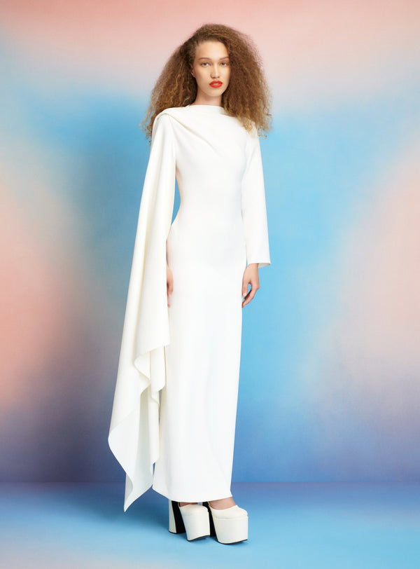 solace london The Lydia Maxi Dress in Cream