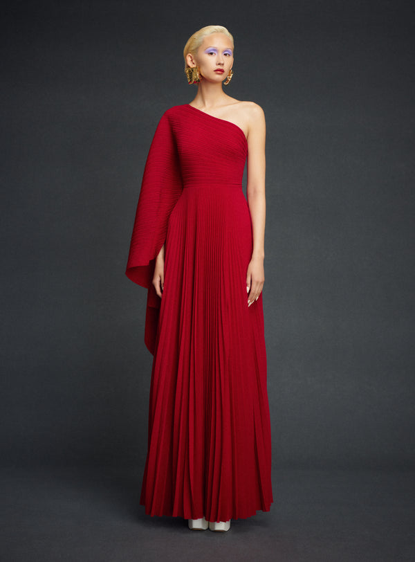 solace london The Maci Maxi Dress in Ruby