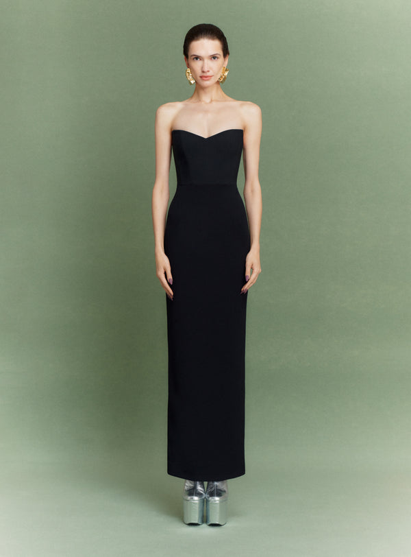 solace london The Malla Maxi Dress in Black
