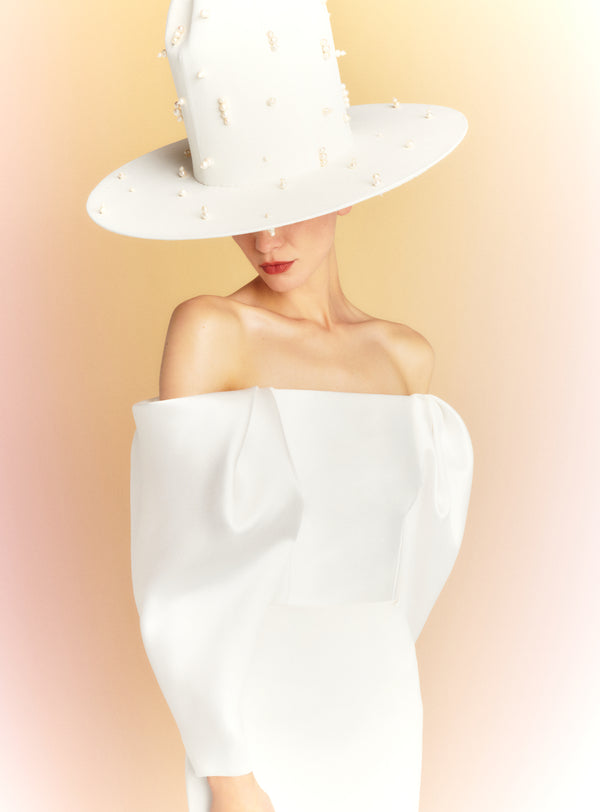 Solace London The Melina Maxi Dress In Cream