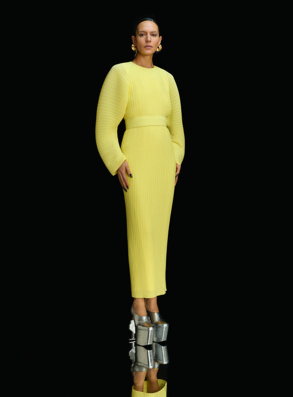 solace london The Mirabelle Maxi Dress in Lemon