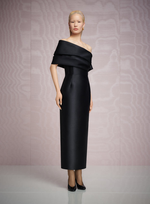 solace london The Mirla Midaxi Dress in Black