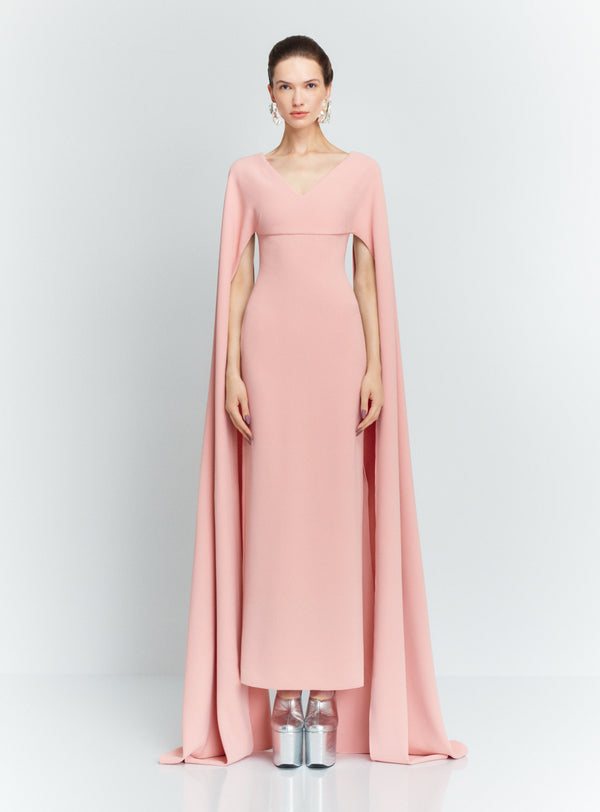 Solace London The Morgan Maxi Dress In Putty Pink