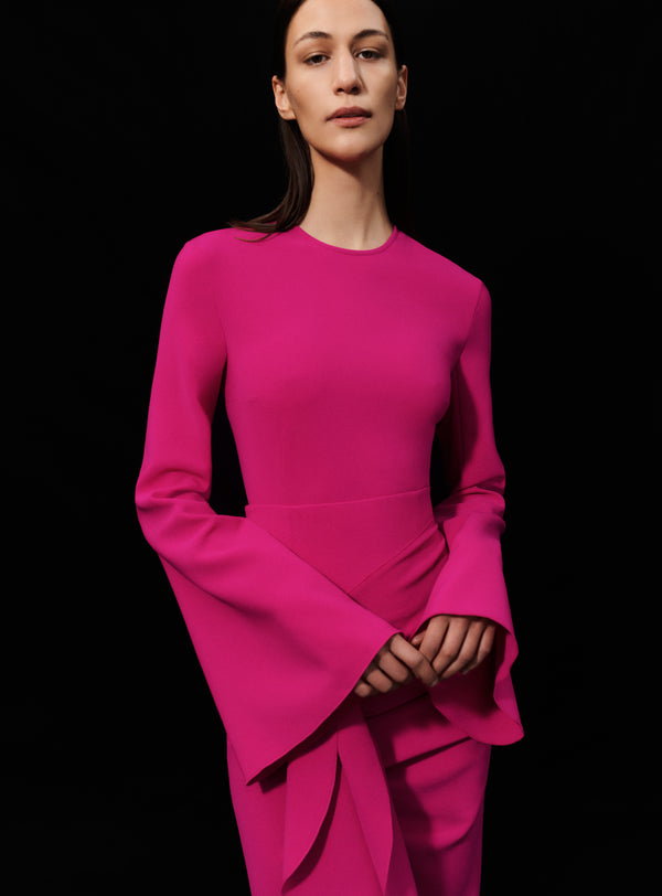 solace london The Nahla Top in Fuchsia