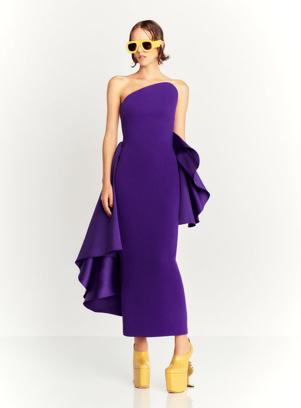 solace london The Nala Midaxi Dress in Amethyst