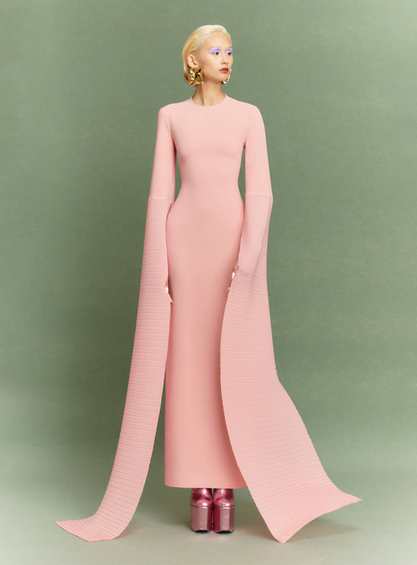 solace london The Naomi Maxi Dress in Putty Pink