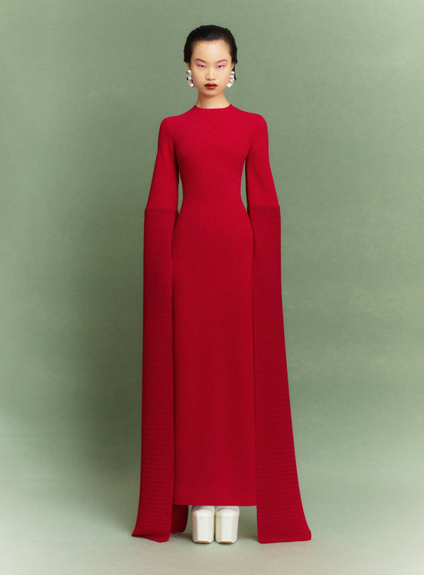 Solace London The Naomi Maxi Dress In Ruby