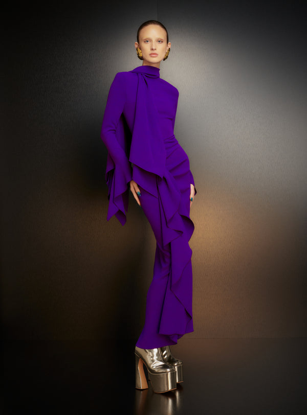 solace london The Nella Maxi Dress in Amethyst