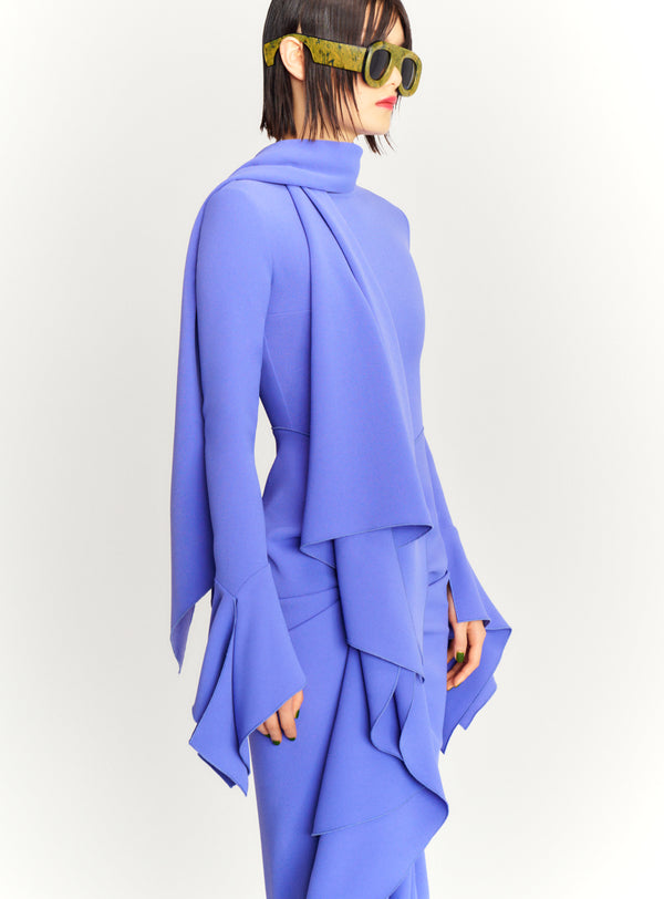 solace london The Nella Maxi Dress in Periwinkle