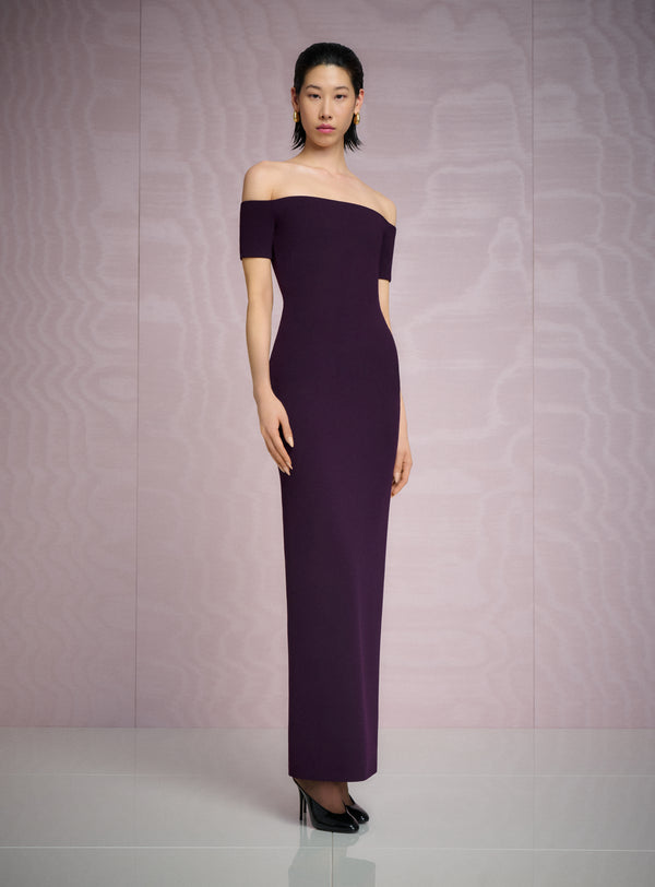 solace london The Nile Maxi Dress in Plum