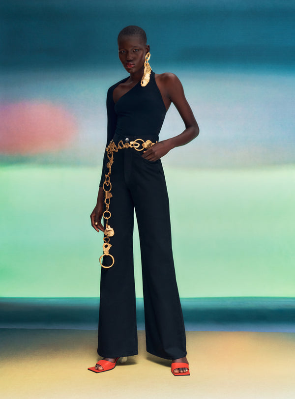 solace london The Nora Jean in Black