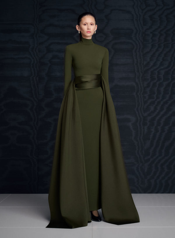solace london The Olivia Maxi Dress in Dark Olive