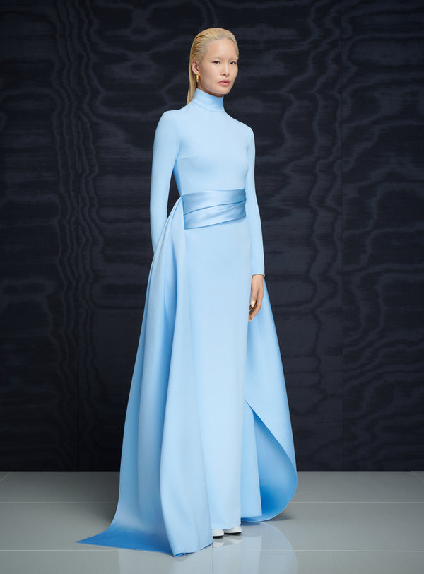 Solace London The Olivia Maxi Dress In Ice Blue