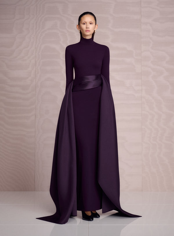 Solace London The Olivia Maxi Dress In Plum