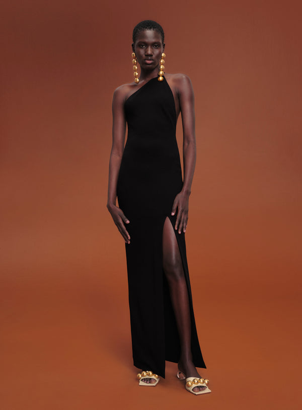 Solace London The Petch Maxi Dress In Black