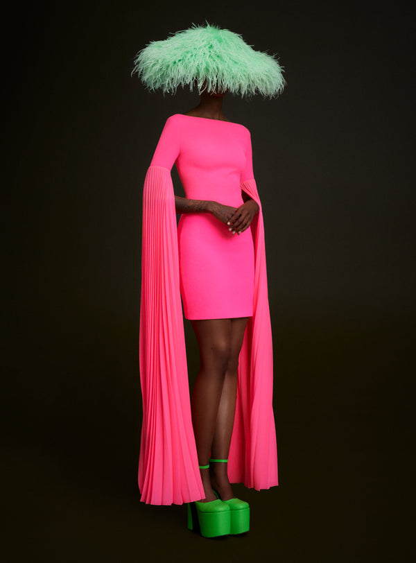 solace london The Peyton Mini Dress in Ultra Pink