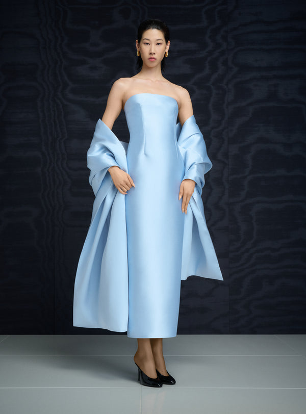 solace london The Renee Midaxi Dress in Ice Blue