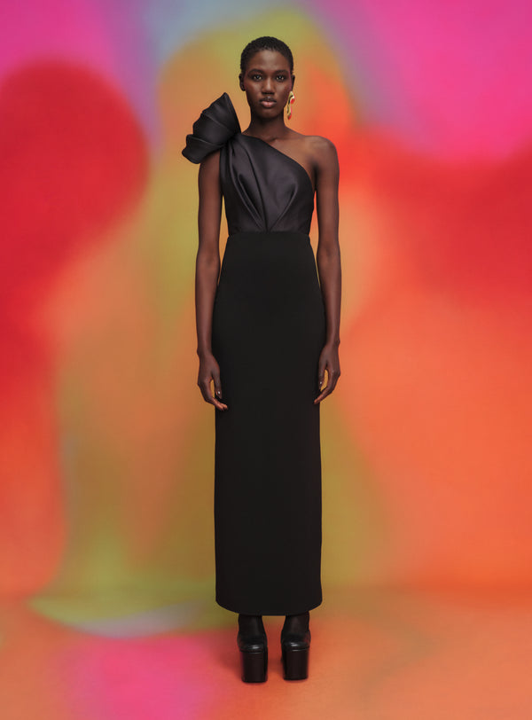 solace london The Rennie Maxi Dress in Black