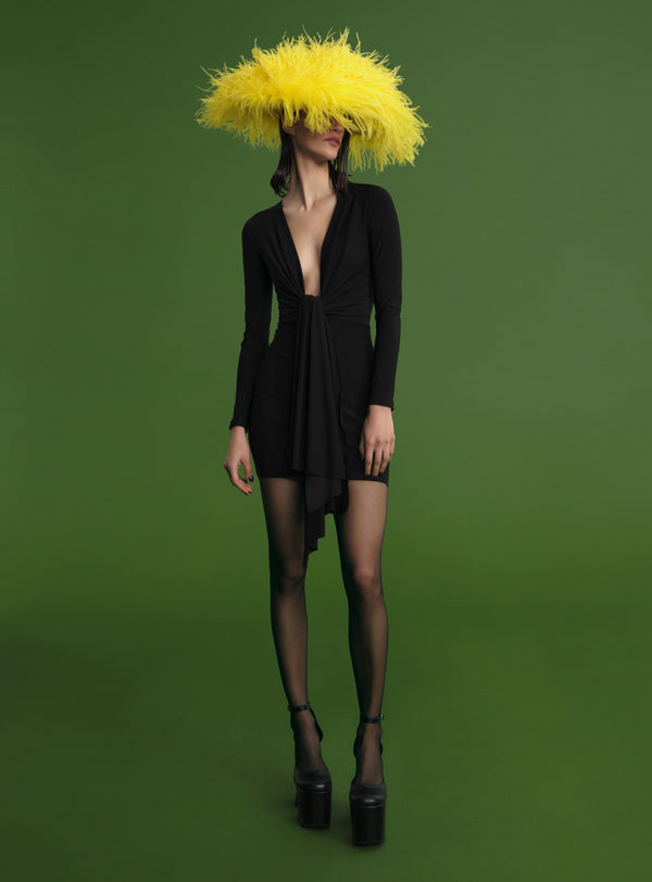 solace london The Renzo Mini Dress in Black