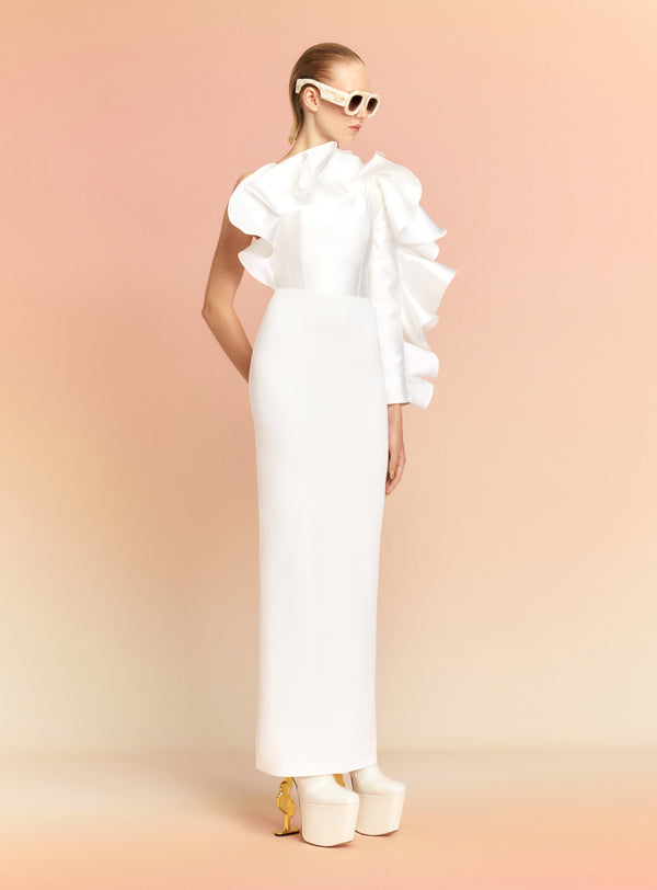 solace london The Rex Maxi Dress in Cream