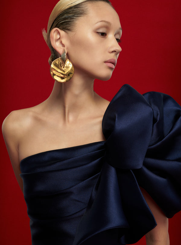 solace london The Reya Maxi Dress in Navy