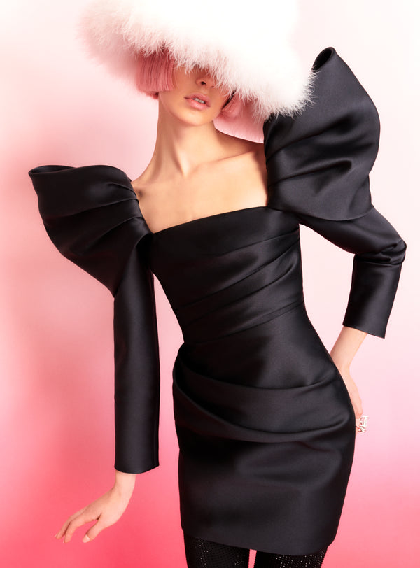 solace london The Riley Mini Dress in Black