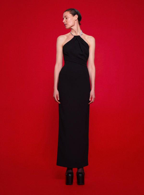 Solace London The Riva Maxi Dress In Black