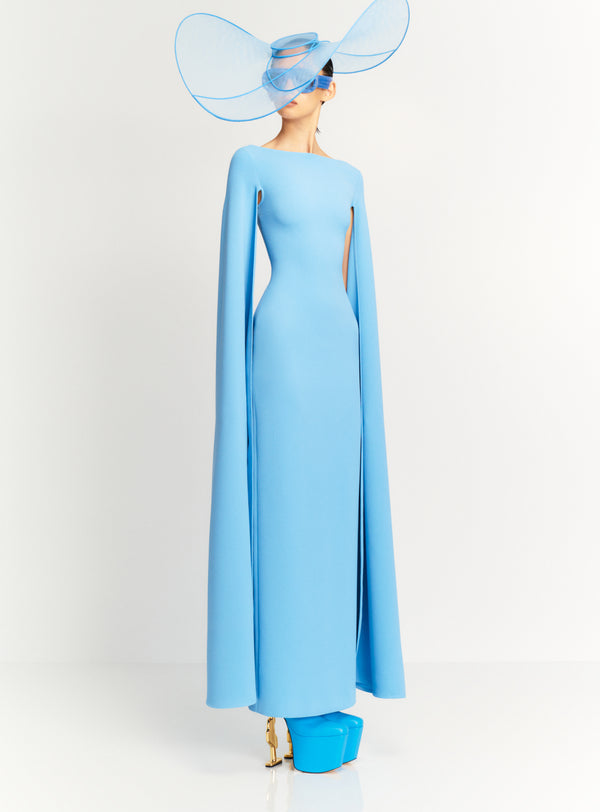 Solace London The Sadie Maxi Dress In Bluebell