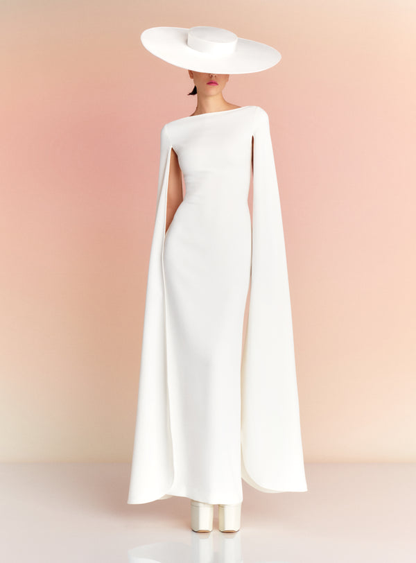 Solace London The Sadie Maxi Dress In Cream