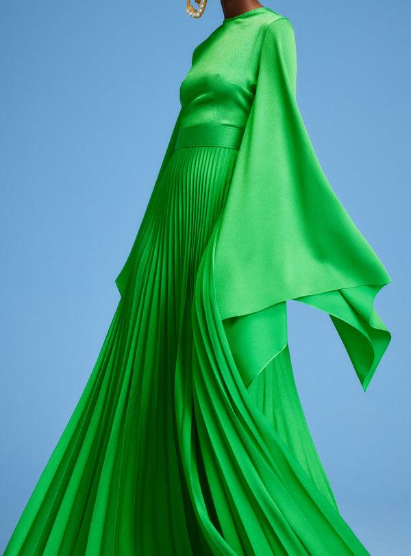 solace london The Sage Maxi Dress in Green