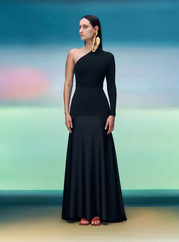 Solace London The Sarr Maxi Dress In Black