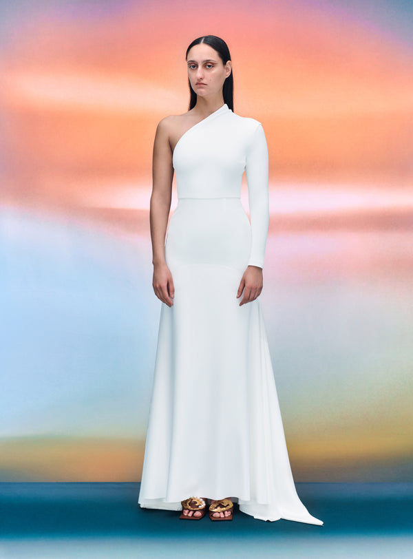 solace london The Sarr Maxi Dress in Cream