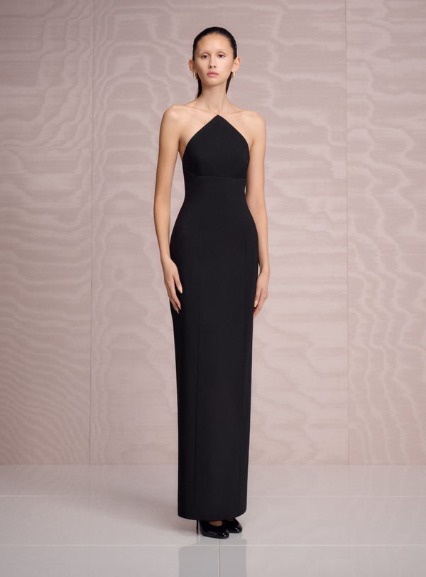 solace london The Senna Maxi Dress in Black