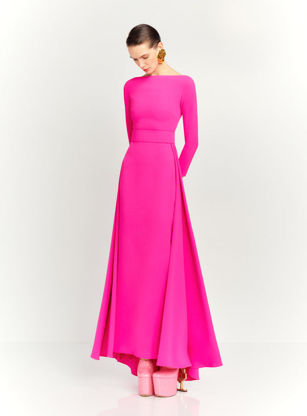 Solace London The Shayla Maxi Dress In Pink