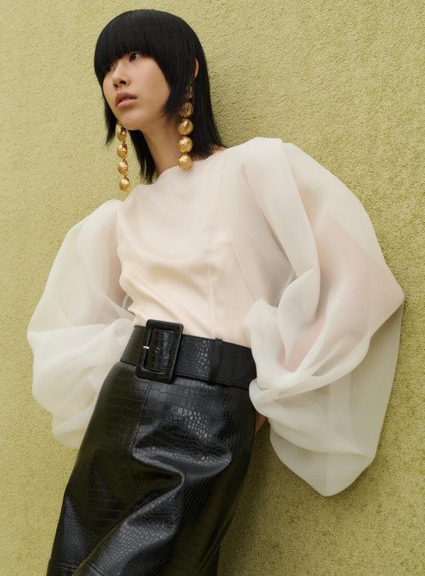 solace london The Sienna Top in Ivory