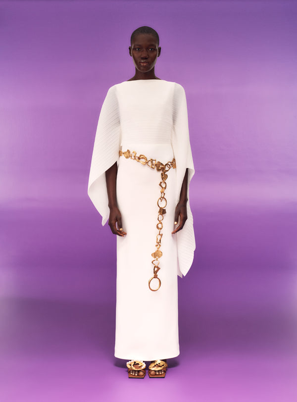 solace london The Simone Maxi Dress in Cream