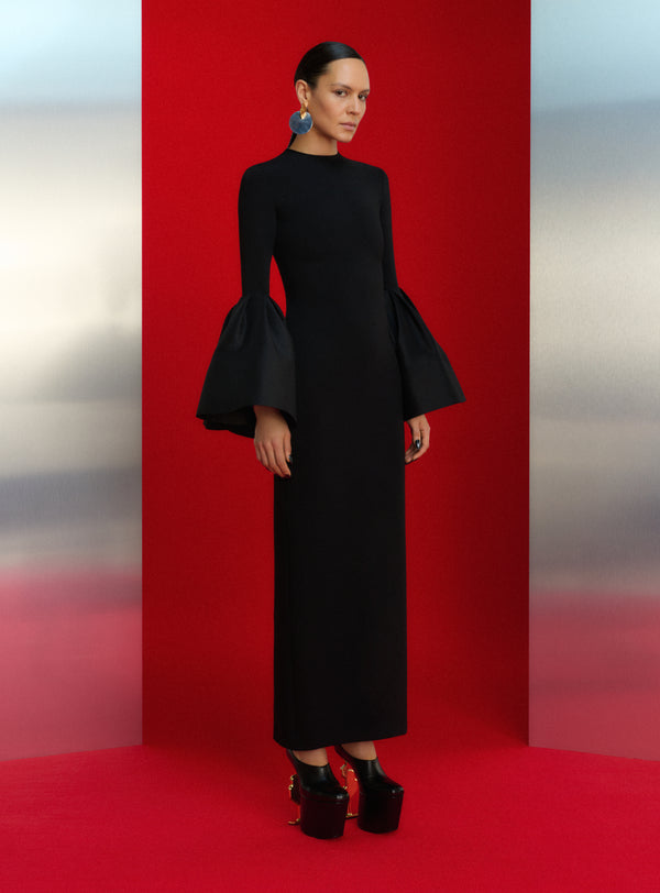 Solace London The Suri Maxi Dress In Black