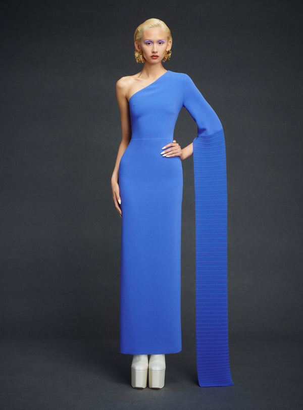 solace london The Sylvia Maxi Dress in Iris Blue