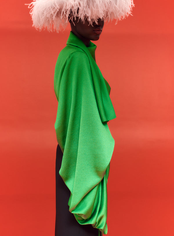 Solace London The Tala Top In Bright Green
