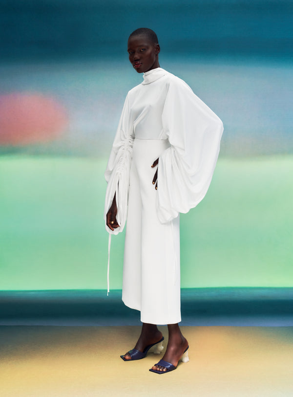 Solace London The Tala Top In Cream