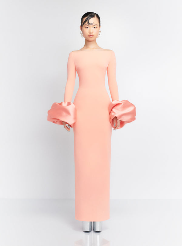 Solace London The Talia Maxi Dress In Nectar Pink