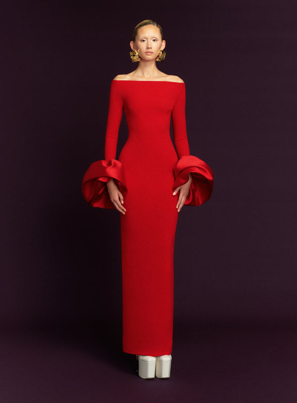 solace london The Talia Maxi Dress in Red