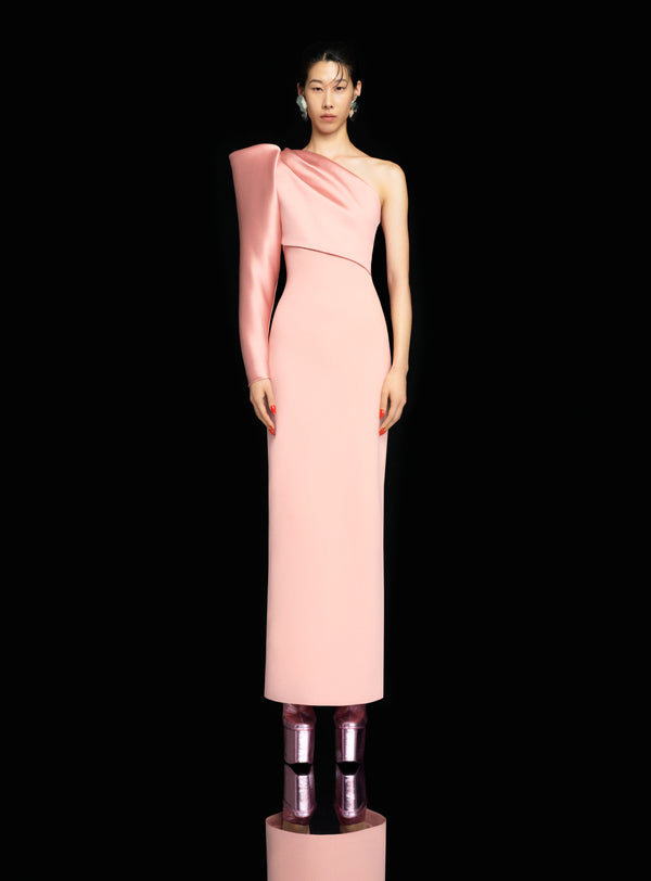 solace london The Tally Maxi Dress in Putty Pink