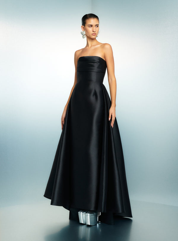 Solace London The Tiffany Maxi Dress In Black