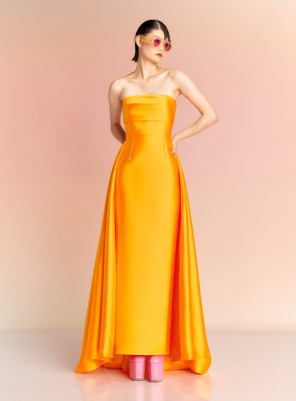 solace london The Tiffany Maxi Dress in Mustard