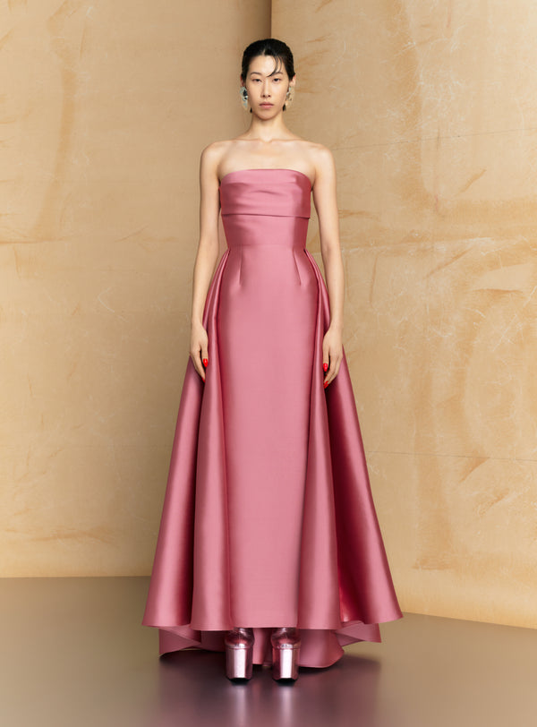 Solace London The Tiffany Maxi Dress In Peony Pink