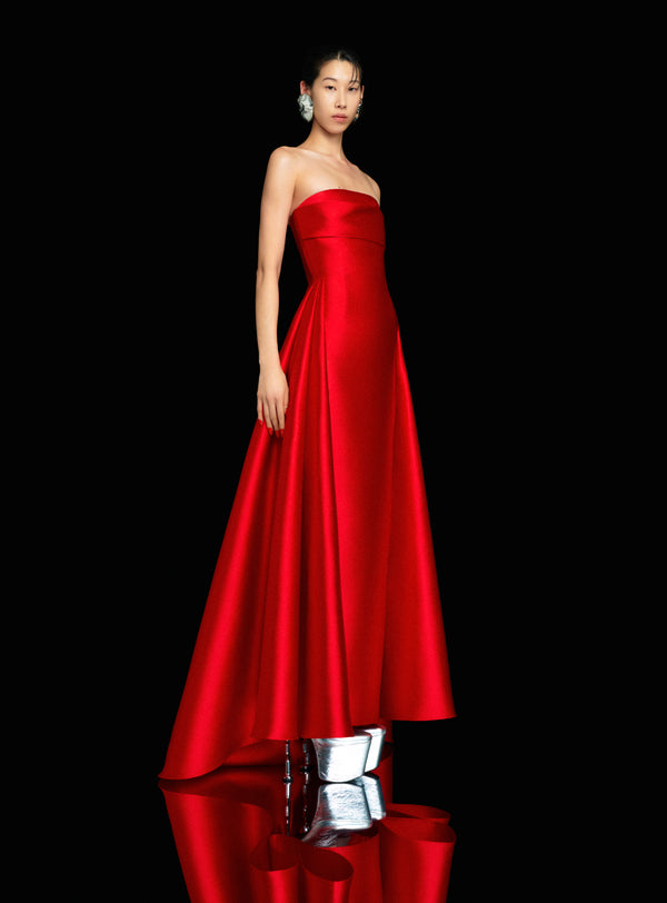 Solace London The Tiffany Maxi Dress In Red