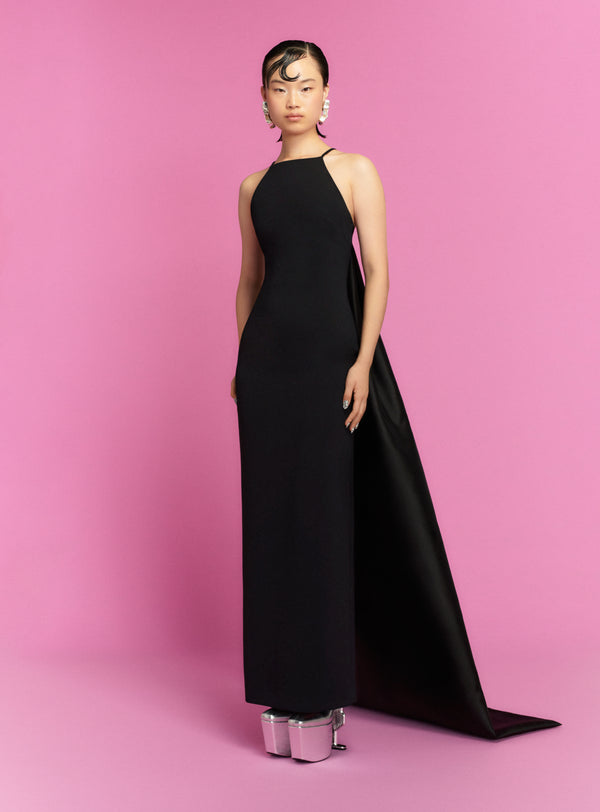 Solace London The Ulla Maxi Dress In Black